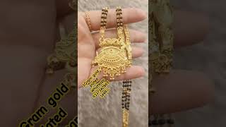 1Gram gold plated dailyuse mangalsutra collection #mangalsutraset #dailywear #chainpendantset #1grm