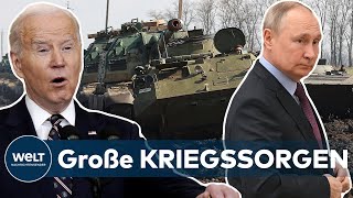 UKRAINE-KRISE: Kiew beruft Reservisten ein - USA verhängen Sanktionen gegen RUSSLAND | WELT THEMA