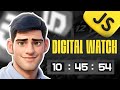 How to Make a Digital Clock with JavaScript, HTML & CSS