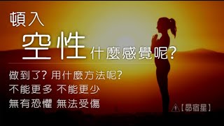 【昴宿星】頓入空性 什麼感覺呢?   做到了?  用什麼方法呢? 不能更多 不能更少 無有恐懼 無法受傷  ( 上課紀錄 )💝 一堂40元  /  吃到飽專案報名 ❤ 昴宿星光之使者與傳訊者蘇宏生