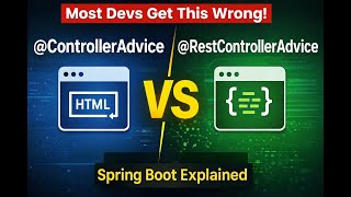 What Is the Difference Between @ControllerAdvice and @RestControllerAdvice? | Spring boot
