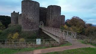 White Castle and Grosmont Castle, South Wales.