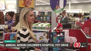 Holiday toy shopping spree benefits Akron Children's