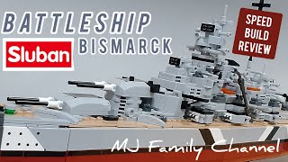 Building The Sluban Battleship Bismarck Review Plus Minor Fixes!