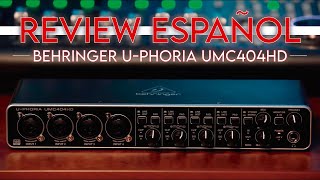 🎯INTERFAZ de audio BEHRINGER U-Phoria umc404HD.♦️review♦️