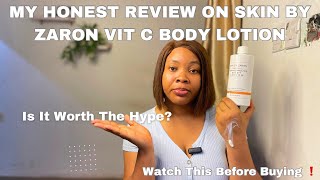 Honest Review on Skin by Zaron Vitamin C Body Lotion: Does It Really Brighten the Skin?