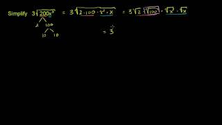 Simplifying Radical Expressions 2