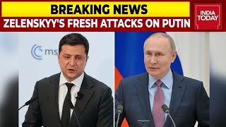 Ukrainian President Launches Fresh Attacks On Russian President Putin For Bombarding Sumy & Mariupol