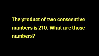 Product of two consecutive integers