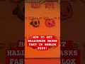 HOW TO GET HALLOWEEN MASKS FAST in ROBLOX PET SIMULATOR 99! #roblox #shorts