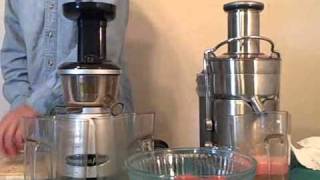 Breville Juice Fountain Elite vs Omega VRT350HD Juicer Review