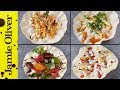 100 Calorie Poppadom Snacks | Jamie Oliver