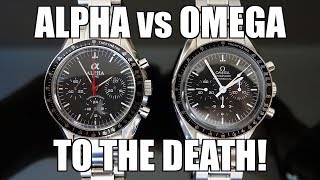 Moonwatch Face-Off! Alpha Mechanical Chronograph vs Omega Speedmaster Pro - Perth WAtch #198