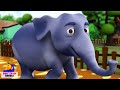 Hathi Raja Kahan Chale Nursery Rhyme, हाथी राजा, Lal Tamatar, Kids Song & Cartoon For Toddlers