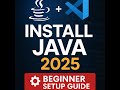 Install Java in Visual Studio Code – Step-by-Step for Beginners (2025)