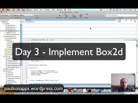 Iphone Cocos2d Box2d Game Dev Day 3 Using Box2d Youtube