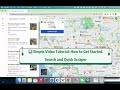 How to scrape google maps with instant data scraper？