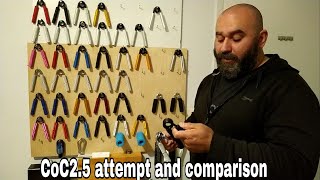 CoC 2.5 attempt and comparison to my other grippers!