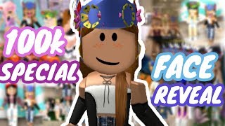 100k Special Face Reveal - glitch roblox face reveal