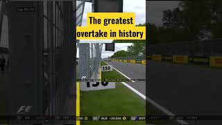 The greatest overtake in history #shorts #viral #f1 #fyp #youtubeshorts #formula1 #short