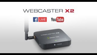 Stream to Facebook Live and Youtube - Webcasterx2 Epiphan Video