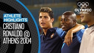19 Year-old Cristiano Ronaldo 🇵🇹 at Athens 2004 | Athlete Highlights