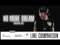 BTS ~ No More Dream (Studio vs Live Versions) ~ Line Comparison