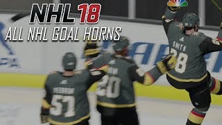 NHL 18 - All NHL Goal Horns