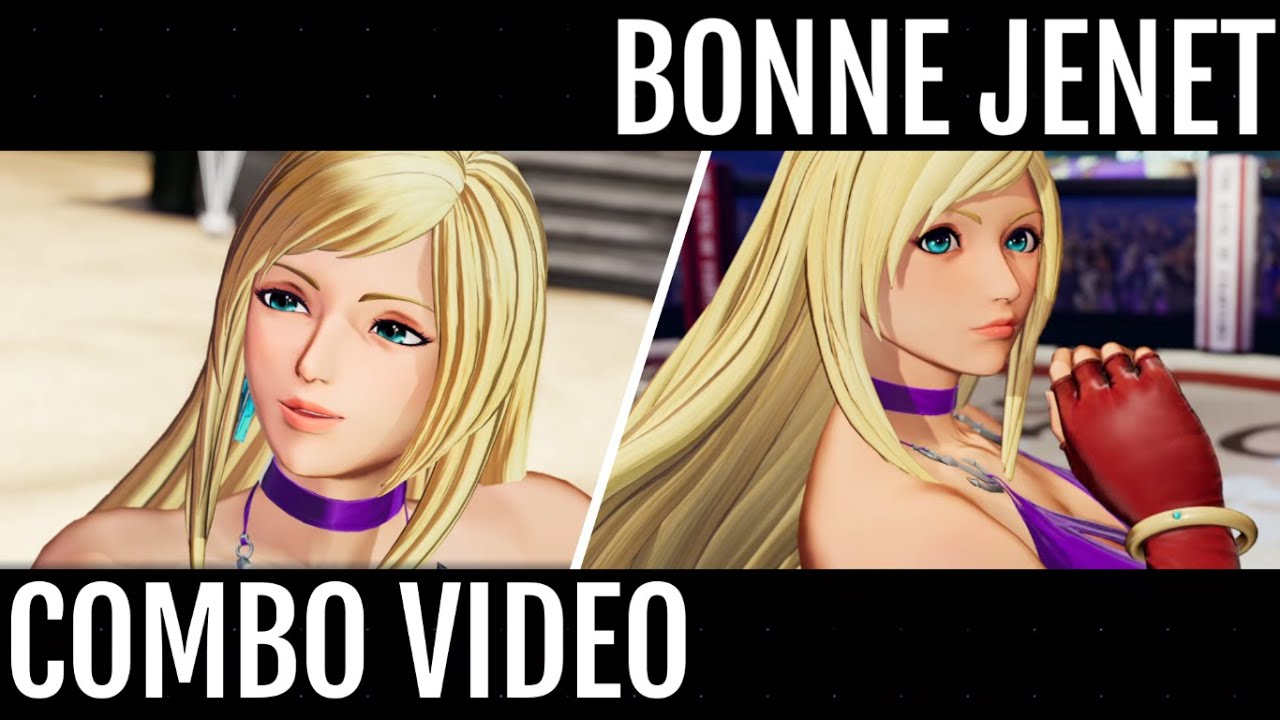 Kof XV || B. Jenet || (Basic) Combo Video - YouTube