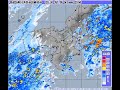 平成26年台風18号　近畿レーダー画像