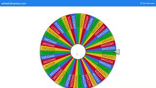 Wheel of Names Random name picker Google Chrome 2020 11 17 14 24 12