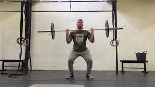 Squat Clean Triple + Split Jerk Triple