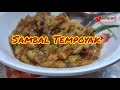 Cara Bikin tempoyak | Sambal tempoyak goreng ikan bilis