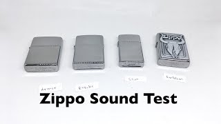 Zippo Signature Click Sound.. ASMR Zippo, No Talking