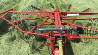 Kuhn Rotary Rake - how NOT to run it