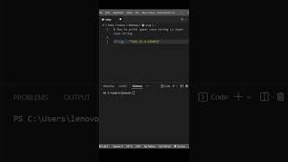 Print uppercase string in lowercase in python