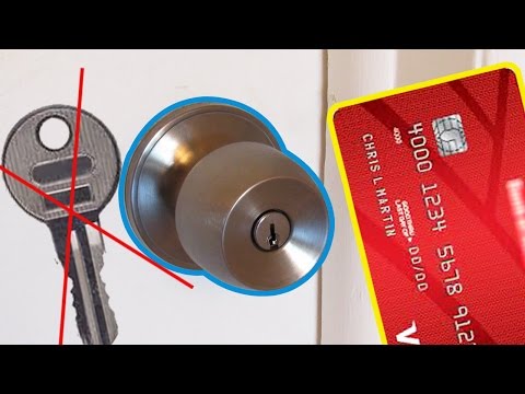 LIFE-HACK HOW TO OPEN THE LOCK? USING PLASTIC CARD LIFE-HACK HOW TO OPEN THE LOCK? USING PLASTIC CARD