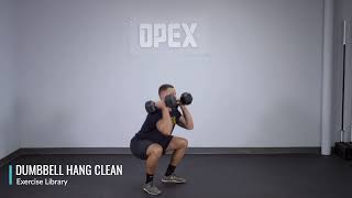 Dumbbell Clean - OPEX Exercise Library