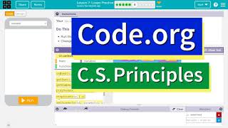 Code.org Lesson 7.6 Loops Practice | Tutorial with Answers | Unit 5 C.S. Principles (7.5 2021)