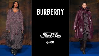 Burberry RTW Fall Winter 2025-2026