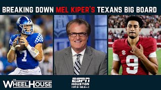 Breaking down Mel Kiper Jr’s first Houston Texans NFL Draft Board!?