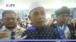 INHIL NEWS - Pj BUPATI INHIL SAMBUT KEDATANGAN JAMAAH HAJI ASAL INHIL