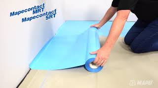 Moisture-Resistant Tape for Resilient Flooring Installation - Mapecontact MRT \u0026 SRT