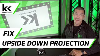 How To Fix Upside Down Projection | Any Projector