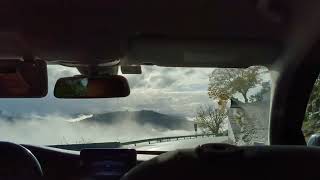 Driving through the clouds in Douro!