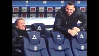 Zlatan Ibrahimovic Trolls Doctor:Run Doctor Lavezzi is Badly Injured_PSG vs Marseille 2-0 9/11/2014