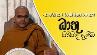 යෝනිසෝ මනසිකාරයෙන් ධාතු පිරිසිඳ දැකීම