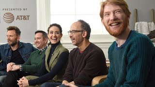 Joel McHale, Emmy Rossum on Netflix's 'A Futile And Stupid Gesture' - Sundance 2018