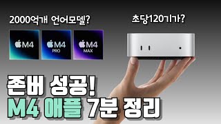 🍎 애플 M4 아이맥, 맥미니, 맥북 7분만에 알아보기 | 존버는 승리한다