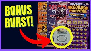 Bonus Burst! 💥Hit $100, Winter Cash, 300X, Fortune Kentucky Lottery Tickets! 💰